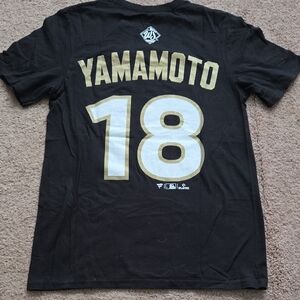 Fanatics Black and Gold Yamamoto Tee